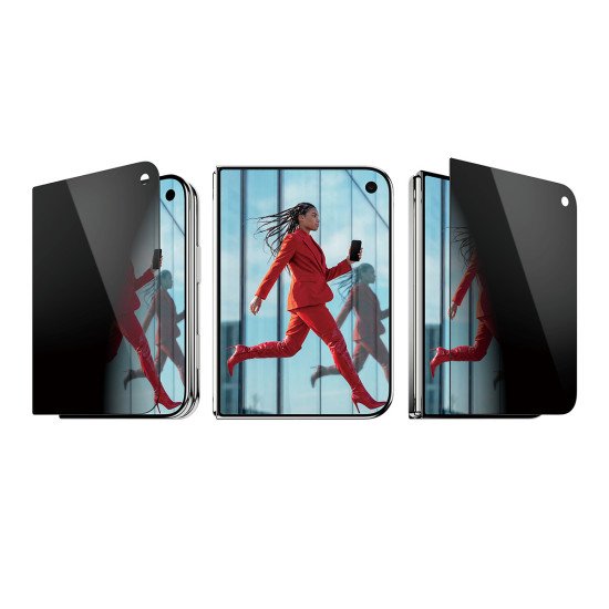 PanzerGlass ® 2-Way Privacy Front Screen Protector iPhone Duo | FRAME FIT w. FASTFIT IN-A-BOX Protection d'écran transparent 1 pièce(s)