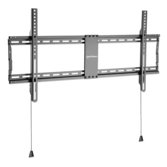 Manhattan Support mural pour TV/moniteurs (fixe, profil bas), écrans 43" à 100", Compatibilité VESA : de 200x200 à 800x400 mm (vérifiez les dimensions des quatre trous de fixation à l'arrière), charge max. 70 kg, noir
