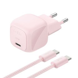 Belkin BoostCharge Ordinateur portable Rose Secteur Charge rapide Intérieure