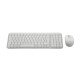 Logitech MK250 Combo clavier Souris incluse Universel RF sans fil + Bluetooth QWERTY Espagnole Blanc