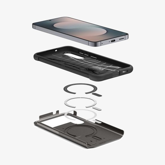 Spigen Slim Armor (MagFit) coque de protection pour téléphones portables 17 cm (6.7") Housse Métallique Spigen Slim Armor (MagFit) coque de protection pour téléphones portables 17 cm (6.7") Housse Métallique