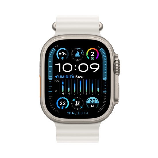 Apple Watch Ultra 2 OLED 49 mm Numérique 410 x 502 pixels Écran tactile 4G Or GPS (satellite)