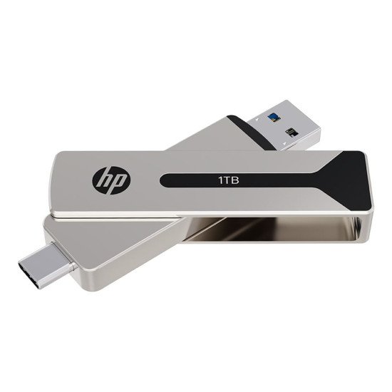 PNY 911 Pro lecteur USB flash 1 To USB Type-A / USB Type-C 3.2 Gen 2 (3.1 Gen 2) Argent