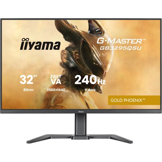 iiyama G-MASTER GB3295QSU-B1 écran PC 80 cm (31.5") 2560 x 1440 pixels Quad HD LED Noir