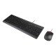 Lenovo 4X31R64403 clavier Souris incluse maison/bureau USB Belge, Français Noir
