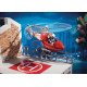 Playmobil City Action Caserne de pompiers avec hélicoptère