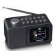 Lenco CR-625BK Portable Analogique et numérique Noir