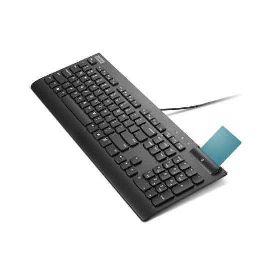 Lenovo 4Y41R64694 clavier maison/bureau USB Belge, Français Noir