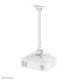 Neomounts CL25-550WH1 Support de plafond pour vidéoprojecteur - h74.5-114.5 cm - installation facile - orientable