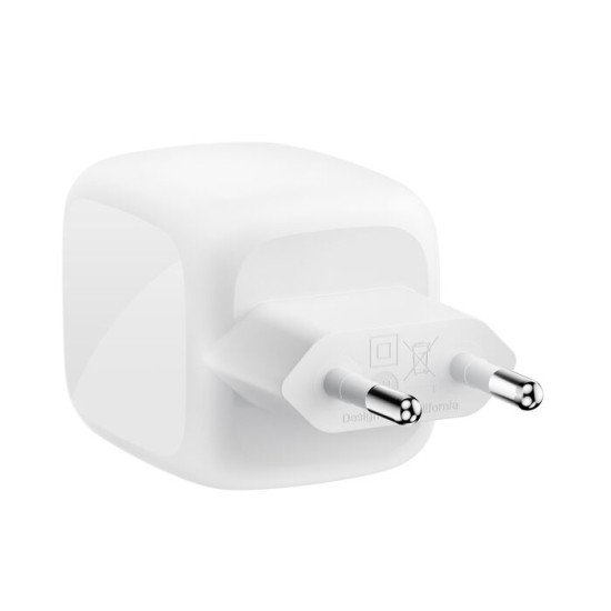 Belkin WCH020KQWH chargeur d'appareils mobiles Universel Blanc Secteur Charge rapide Intérieure