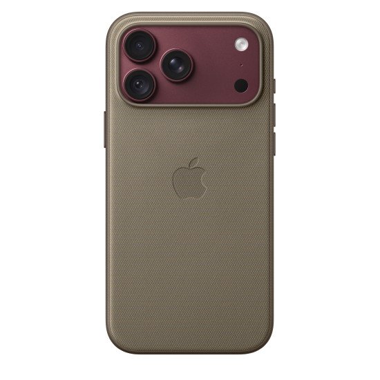 Apple Coque en tissage technique avec MagSafe pour iPhone 18 Pro Max - Taupe
