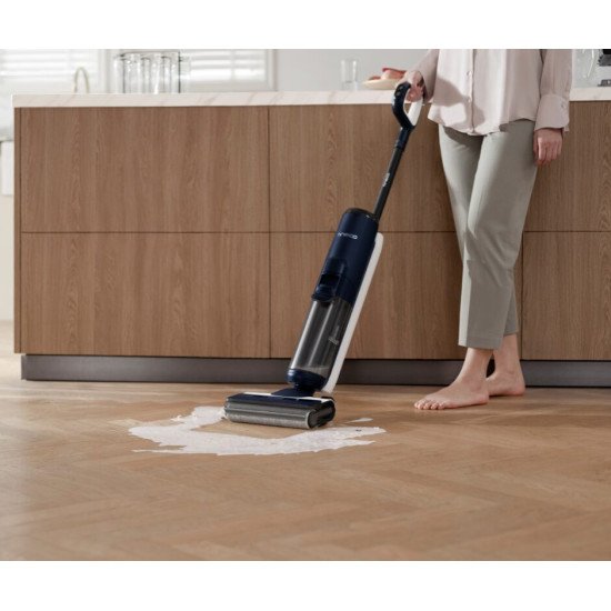 Tineco Floor One S6 Flashdry Pet Aspirateur balai Batterie Sec&humide HEPA Sans sac Noir, Bleu foncé, Gris 4 Ah Tineco Floor One S6 Flashdry Pet Aspirateur balai Batterie Sec&humide HEPA Sans sac Noir, Bleu foncé, Gris 4 Ah