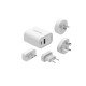 Mobile Origin FRL-TRVL30W-MO14 chargeur d'appareils mobiles Universel Blanc Secteur Charge rapide Intérieure