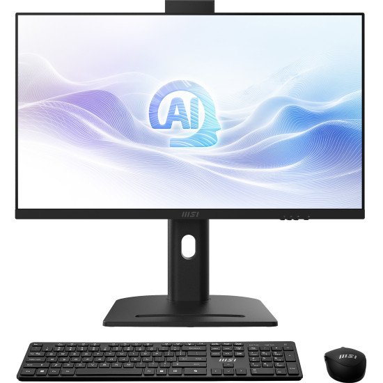 MSI Modern AM273QP AI 1UMG-221AT Intel Core Ultra 7 155H 68,6 cm (27") 2560 x 1440 pixels PC All-in-One 32 Go DDR5-SDRAM 1 To SSD Windows 11 Pro Wi-Fi 6E (802.11ax) Noir