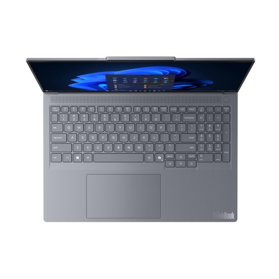 Lenovo ThinkBook 16p G6 ADR AMD Ryzen™ 9 8940HX Ordinateur portable 40,6 cm (16") WQXGA 32 Go DDR5-SDRAM 1 To SSD NVIDIA GeForce RTX 5060 Wi-Fi 7 (802.11be) Windows 11 Pro Belge Gris