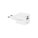 Conceptronic ALTHEA15W chargeur d'appareils mobiles Universel Blanc Secteur Charge rapide Intérieure