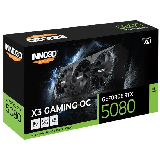 Inno3D Gaming OC GeForce RTX 5080 X3 NVIDIA 16 Go GDDR7 Inno3D Gaming OC GeForce RTX 5080 X3 NVIDIA 16 Go GDDR7