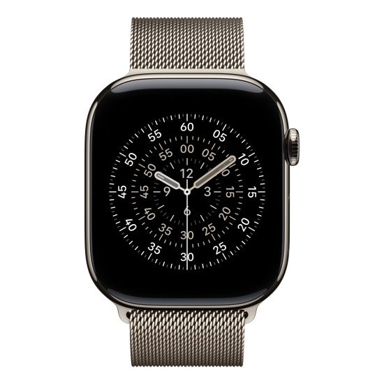 Apple MGJ24ZM/A accessoire intelligent à porter sur soi Bande Naturel Acier inoxydable