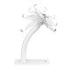 Manhattan Support antivol de bureau pour tablette/iPad, universel, rotation 360°, inclinaison +20° à -110°, verrouillable, blanc, tablettes 7,9"–11"