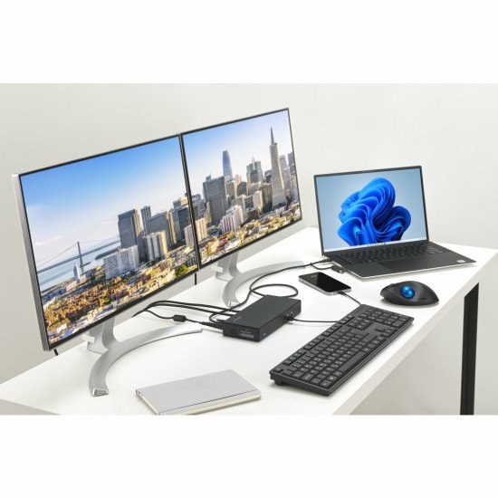 Kensington SD4781P EQ Station d'accueil USB‑C et USB‑A avec deux sorties vidéo 4K