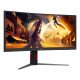 AOC G4 CU34G4ZCA écran PC 86,4 cm (34") 3440 x 1440 pixels Wide Quad HD Noir, Rouge