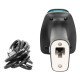 Manhattan Scanner de codes-barres LED 2D longue portée, USB, profondeur de lecture 450 mm, luminosité ambiante max. 100 000 lux, compatible codes 1D et 2D, câble RJ45 vers USB-A 1,8 m, noir, garantie 3 ans