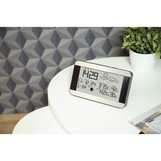 Alecto WS-1700 Noir, Argent LCD Batterie