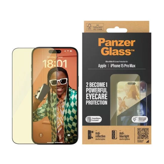 PanzerGlass UWF Anti Reflective & Bluelight Protection d'écran transparent Apple 1 pièce(s) PanzerGlass UWF Anti Reflective & Bluelight Protection d'écran transparent Apple 1 pièce(s)