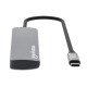 Manhattan Dock/hub USB-C avec lecteur de cartes, 7 ports : Ethernet, HDMI, 3x USB-A + 2x USB-C, avec Power Delivery (PD) 100 W - nécessite un chargeur USB-C externe (non inclus). Alimenté par USB (aucune alimentation externe requise) lorsque le PD n'est p