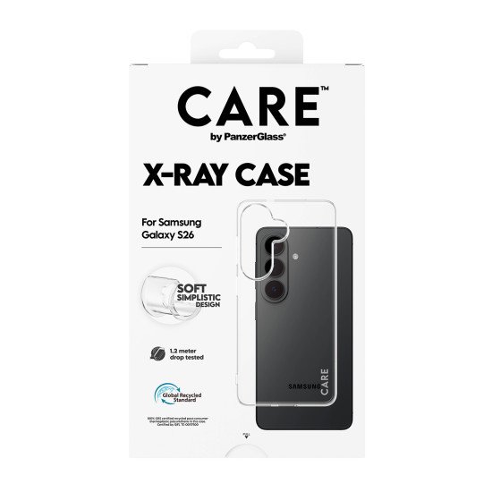 PanzerGlass CARE™ by ® X-Ray Case Samsung Galaxy S26 coque de protection pour téléphones portables Housse Transparent