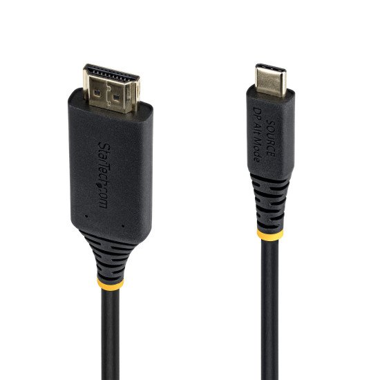 StarTech.com Câble Adaptateur USB-C vers HDMI de 1m, Connecteur HDMI à Verrouillage, 4K 60Hz, Compatible Thunderbolt, HDR, Câble Unidirectionnel pour MacBook, Dell, HP, Lenovo