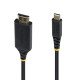 StarTech.com Câble Adaptateur USB-C vers HDMI de 1m, Connecteur HDMI à Verrouillage, 4K 60Hz, Compatible Thunderbolt, HDR, Câble Unidirectionnel pour MacBook, Dell, HP, Lenovo