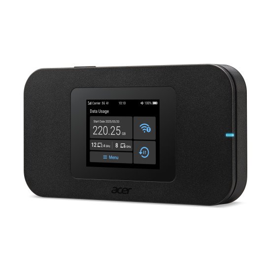 Acer Connect Enduro M4D routeur sans fil Bi-bande (2,4 GHz / 5 GHz) 5G Noir