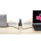 Manhattan Station de charge GaN USB Power Delivery à 4 ports, 240 W / PD 3.1, 4 ports USB-C PD jusqu'à 140 W par port, puissance totale de 240 W, noir