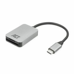 ACT AC7056 lecteur de carte mémoire USB 3.2 Gen 1 (3.1 Gen 1) Type-C Gris ACT AC7056 lecteur de carte mémoire USB 3.2 Gen 1 (3.1 Gen 1) Type-C Gris