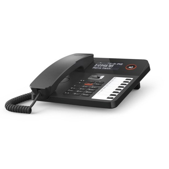 Gigaset DESK 800A Téléphone DECT Noir