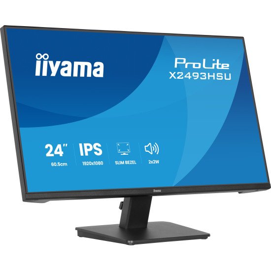 iiyama ProLite X2493HSU-B1 écran PC 60,5 cm (23.8") 1920 x 1080 pixels Full HD Noir