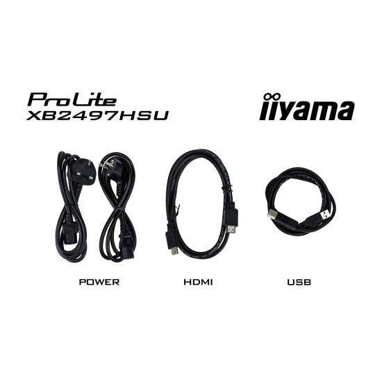 iiyama ProLite XB2497HSU-B1 écran PC 60,5 cm (23.8") 1920 x 1080 pixels Full HD LED Noir
