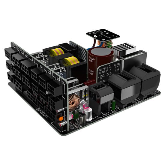 LC-Power Netzteil ATX 3.1 850W/135mm 80+ Platinum Retail, Full Modular unité d'alimentation d'énergie 20+4 pin ATX Noir