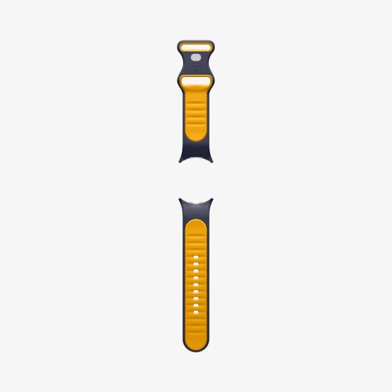 Spigen Nano Pop Bande Marine, Jaune Silicone