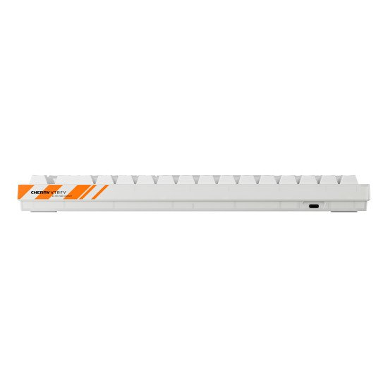 CHERRY K5 PRO TMR COMPACT clavier Gaming USB QWERTY Anglais américain Orange, Blanc