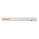CHERRY K5 PRO TMR COMPACT clavier Gaming USB QWERTY Anglais américain Orange, Blanc