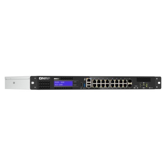 QNAP QGD-1600 Géré Gigabit Ethernet (10/100/1000) 1U Noir, Gris
