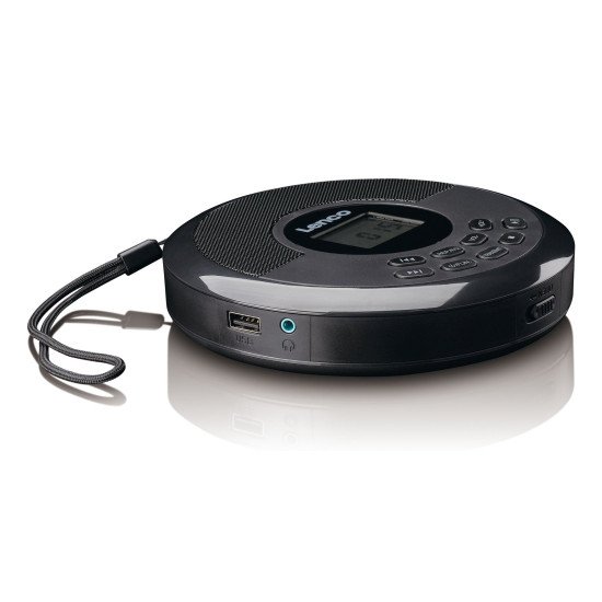 Lenco CD-340BK Lecteur CD portable Noir