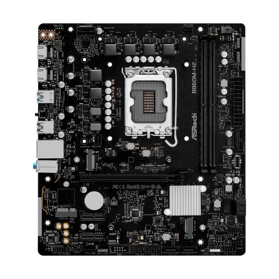 Asrock B860M-H2 Intel B860 LGA 1851 (Socket V1) micro ATX Asrock B860M-H2 Intel B860 LGA 1851 (Socket V1) micro ATX