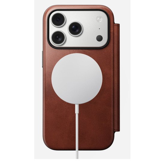 Nomad Modern Leather Folio coque de protection pour téléphones portables 16 cm (6.3") Marron