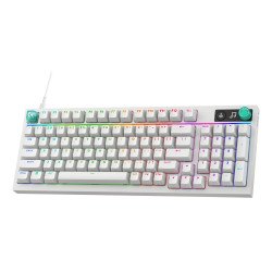 Logitech G G316 X 98 clavier Gaming USB QWERTY Anglais Blanc