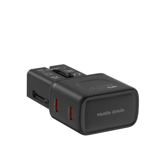 Mobile Origin MO-PW26-BLK chargeur d'appareils mobiles Universel Noir Secteur Charge rapide Intérieure