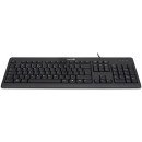 TERRA Y Keyboard 1500 Corded[US] USB black Copilot QWERTY 105 Tasten - Tastatur - 105 Tasten clavier