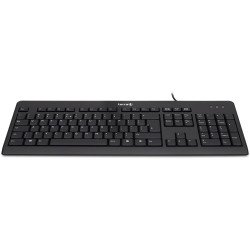 TERRA Y Keyboard 1500 Corded[US] USB black Copilot QWERTY 105 Tasten - Tastatur - 105 Tasten clavier